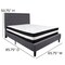 Flash Furniture Roxbury Queen Platform Bed Set, Dark Gray SL-BM-31-GG - alternate 2